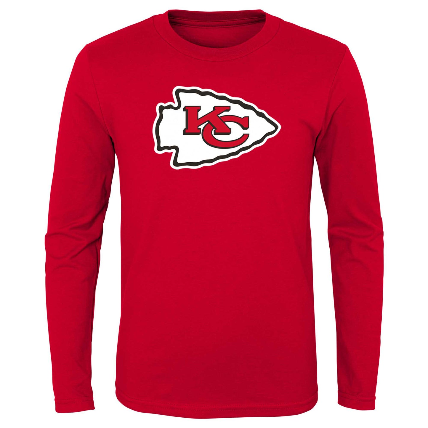 Preschool Red Kansas City Chiefs Primary Logo Long Sleeve T-Shirt