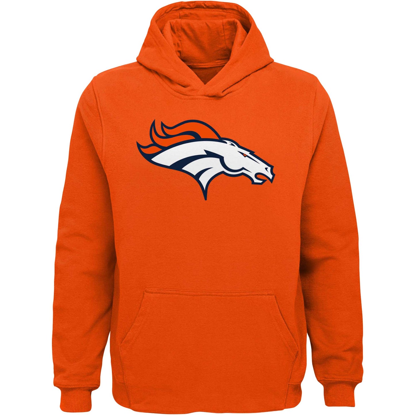 Youth Orange Denver Broncos Team Logo Pullover Hoodie