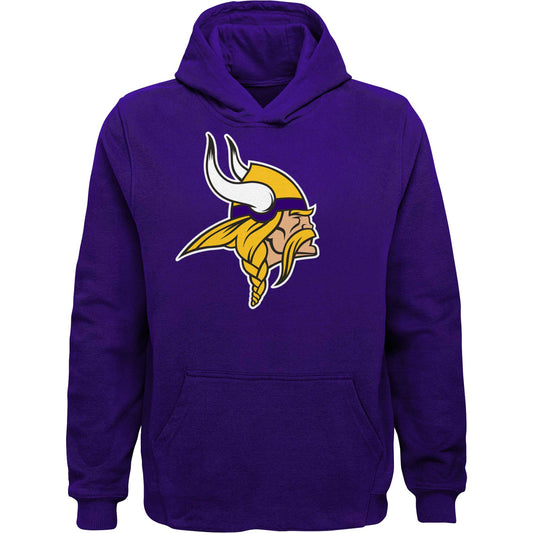 Youth Purple Minnesota Vikings Team Logo Pullover Hoodie