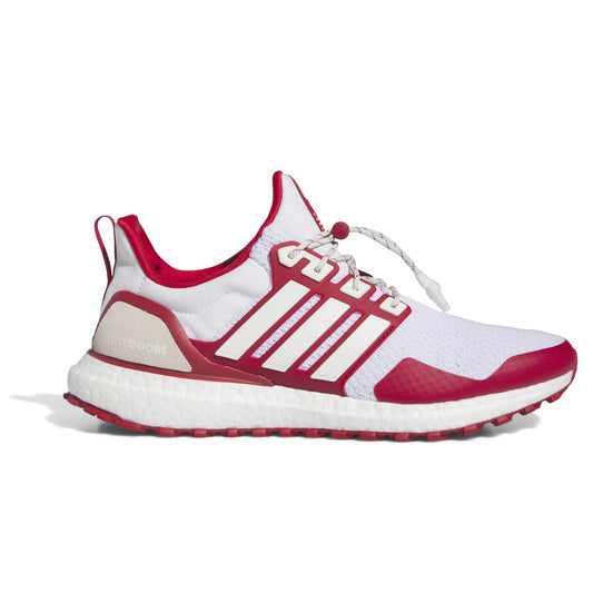 adidas  White/Crimson Indiana Hoosiers Ultraboost 1.0 Running Shoe