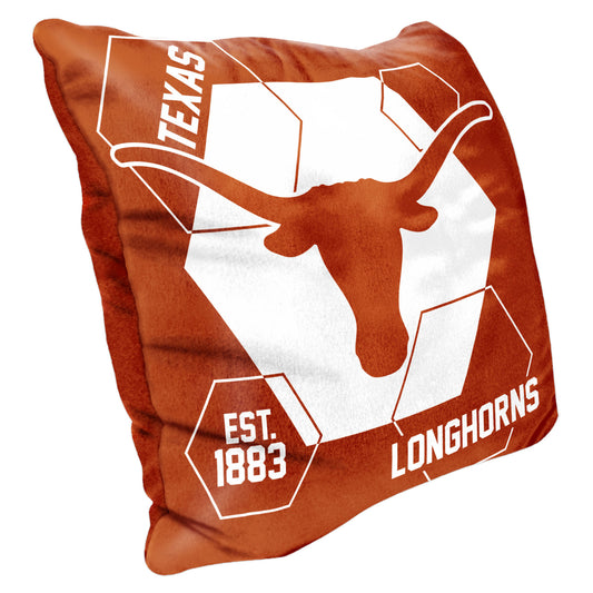 The Northwest Group  Texas Longhorns 16" x 16" Connector Velvet Pillow