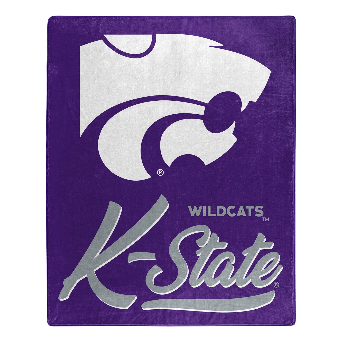 The Northwest Group  Kansas State Wildcats 50" x 60" Signature Raschel Plush Throw Blanket