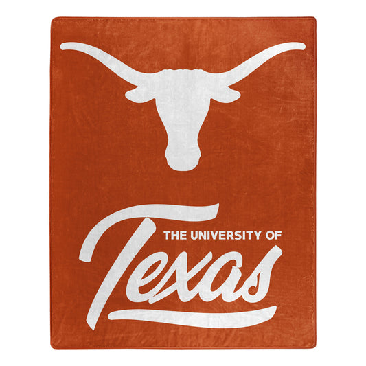 The Northwest Group  Texas Longhorns 50" x 60" Signature Raschel Plush Throw Blanket