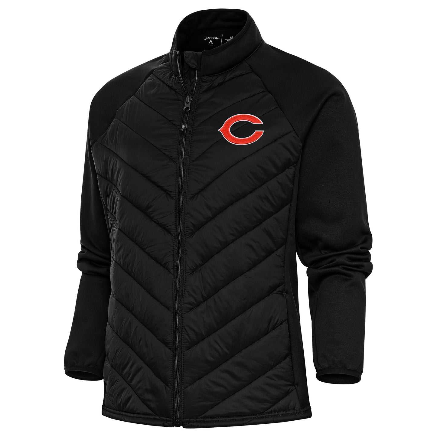 Women's Antigua  Black Chicago Bears Altitude Full-Zip Jacket