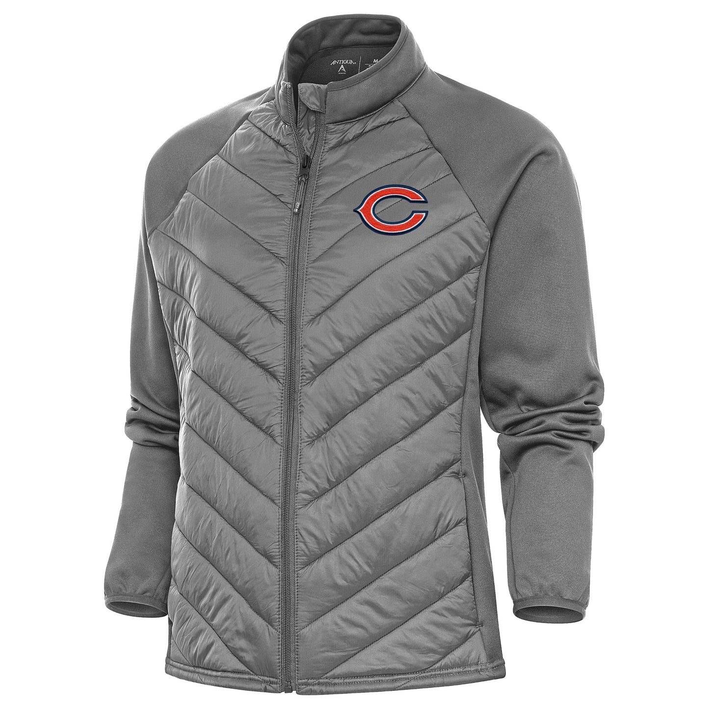 Women's Antigua  Steel Chicago Bears Altitude Full-Zip Jacket