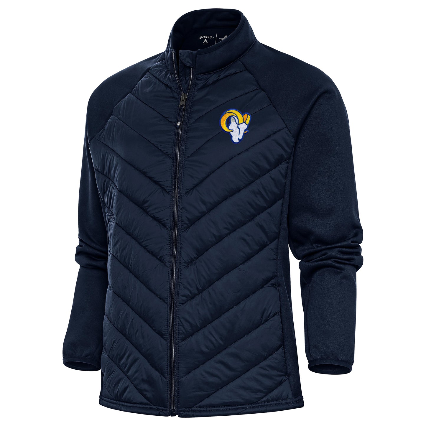 Women's Antigua  Navy Los Angeles Rams Altitude Full-Zip Jacket