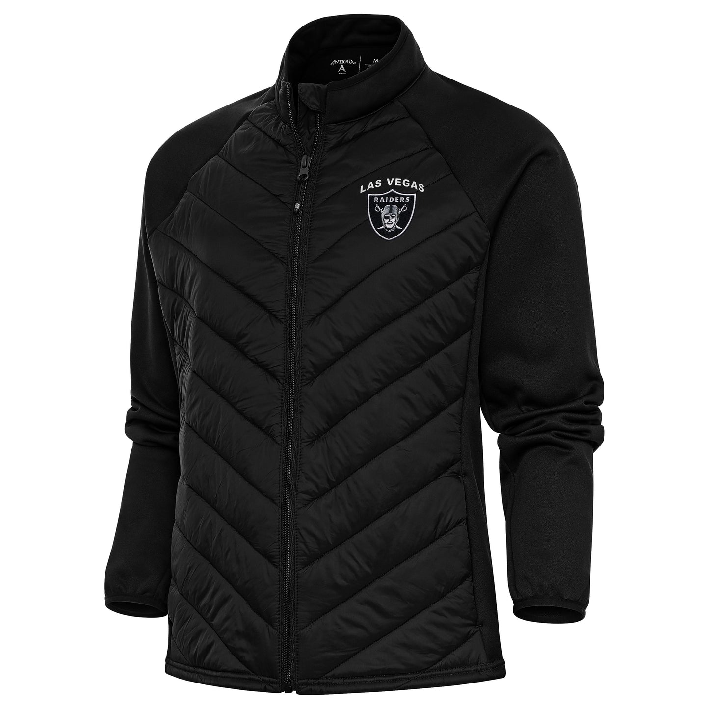 Women's Antigua  Black Las Vegas Raiders Altitude Full-Zip Jacket