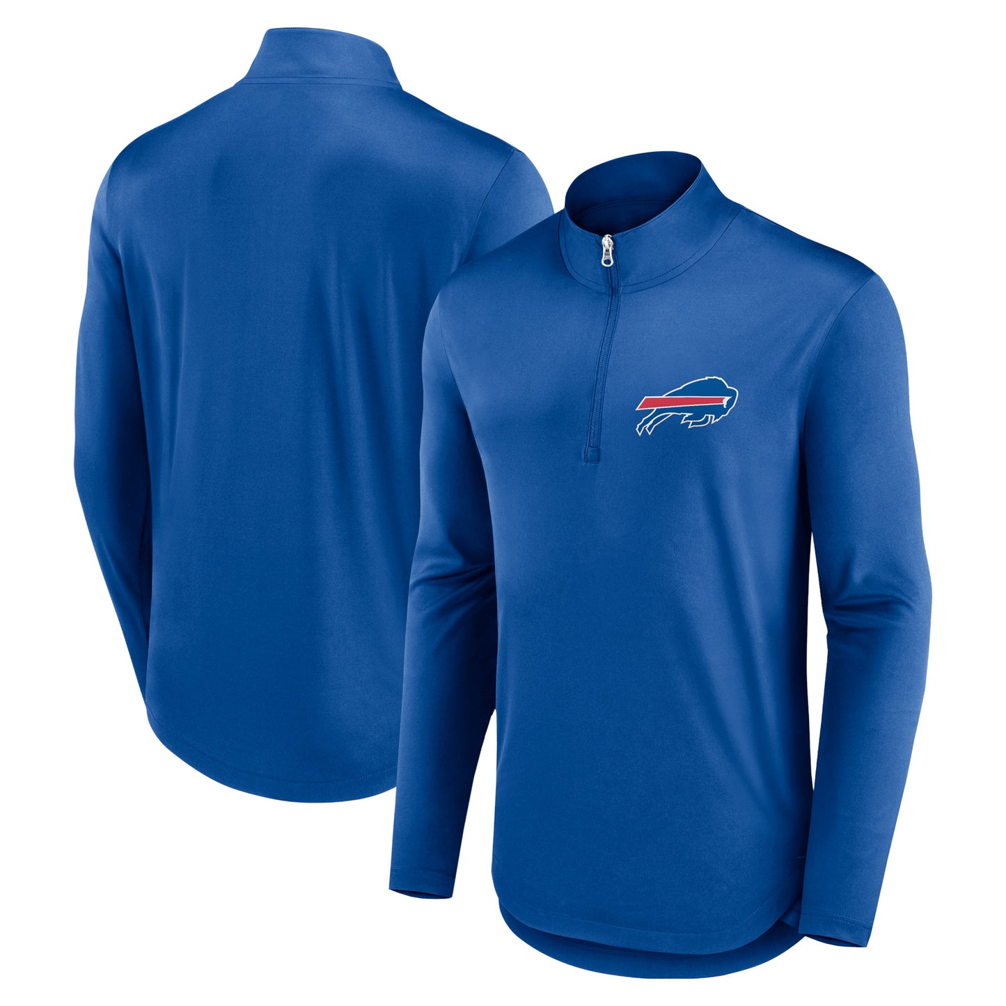 Men's Fanatics Royal Buffalo Bills Quarterback Quarter-Zip Top