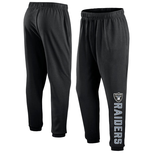 Men's Fanatics Black Las Vegas Raiders Chop Block Fleece Sweatpants