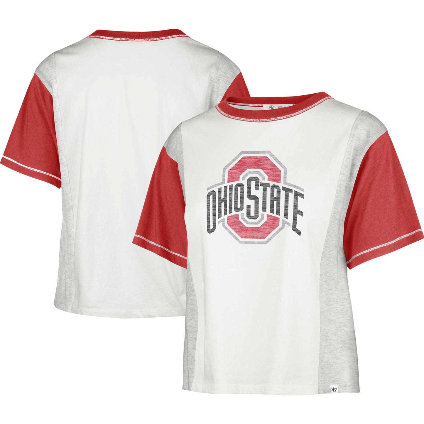 Woman's '47 White Ohio State Buckeyes Premier Tilda Tee