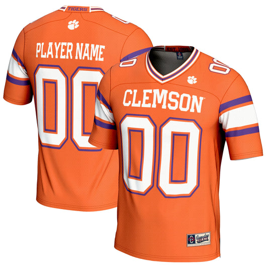 Men's GameDay Greats Orange Clemson Tigers NIL Pick-A-Player Football Jersey