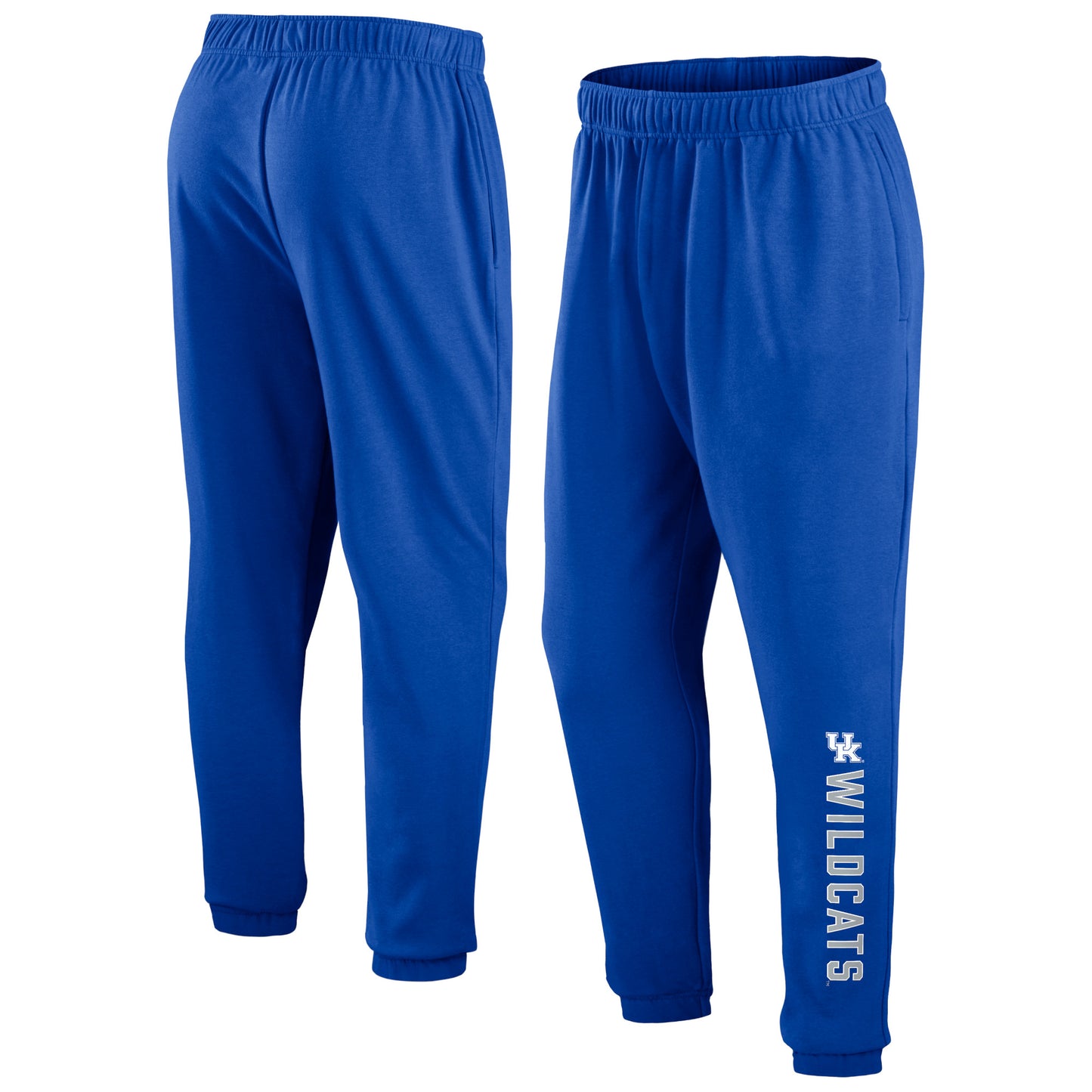 Men's Fanatics Royal Kentucky Wildcats Chop Block Fleece Sweatpants