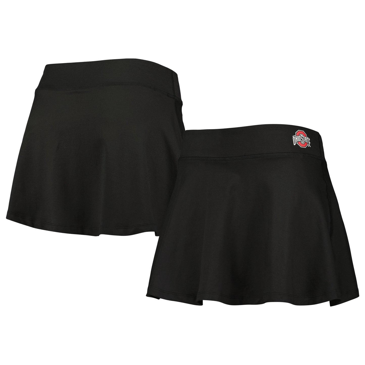 Women's ZooZatz Black Ohio State Buckeyes Flowy Skort