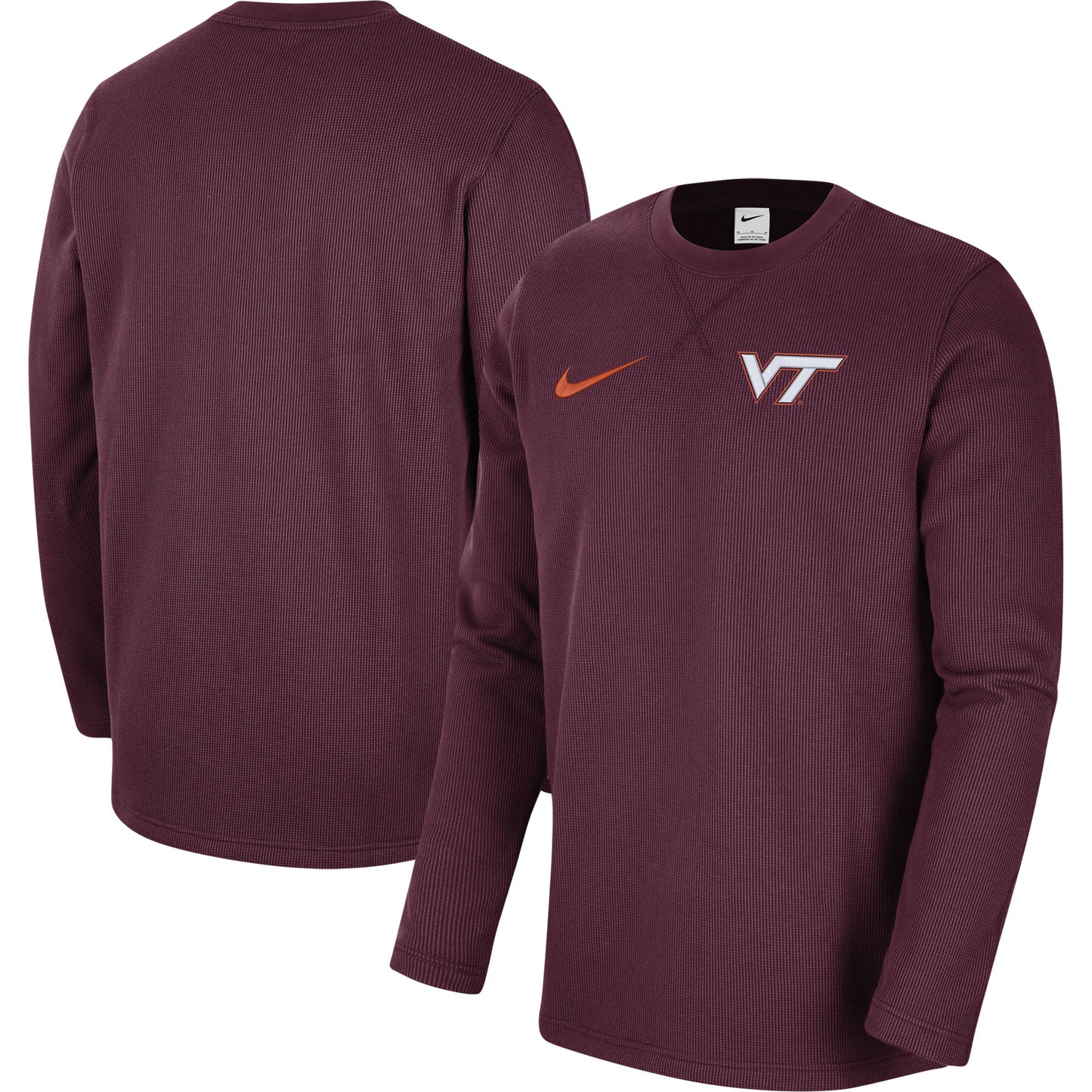 Men's Nike Maroon Virginia Tech Hokies Pullover Sweatshirt