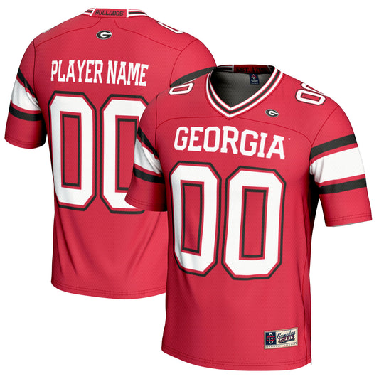 Youth GameDay Greats Red Georgia Bulldogs NIL Pick-A-Player Football Jersey