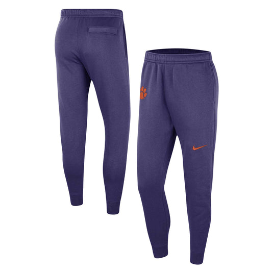 Men's Nike Purple Clemson Tigers Club Fleece Pants