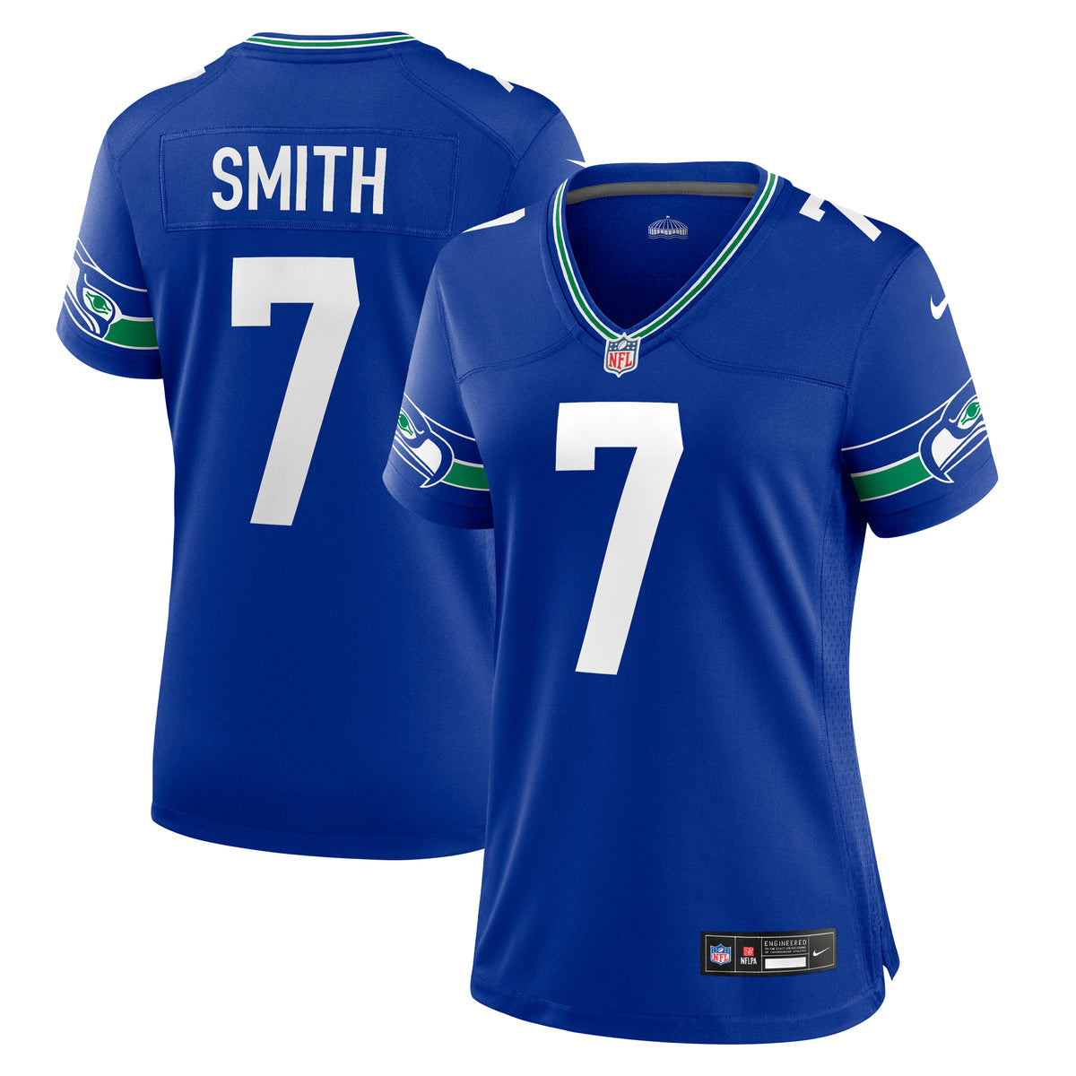 Women's Nike Geno Smith Royal Seattle Seahawks Player Jersey