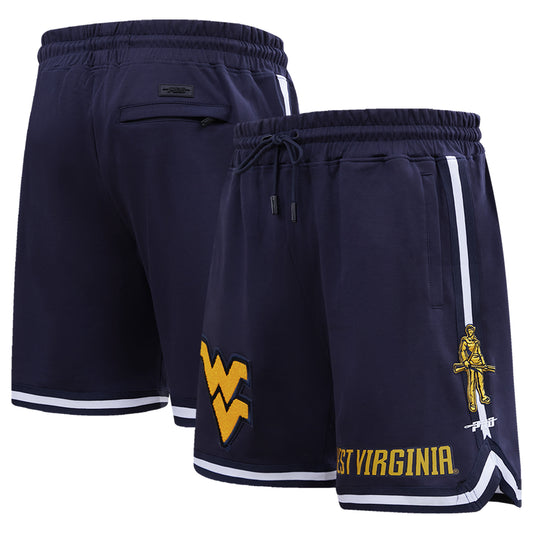 Men's Pro Standard Navy West Virginia Mountaineers Classic Shorts