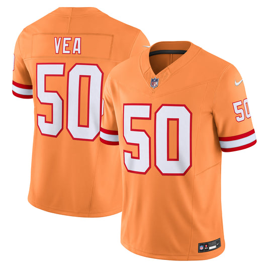 Men's Nike Vita Vea Orange Tampa Bay Buccaneers Vapor F.U.S.E. Limited Jersey