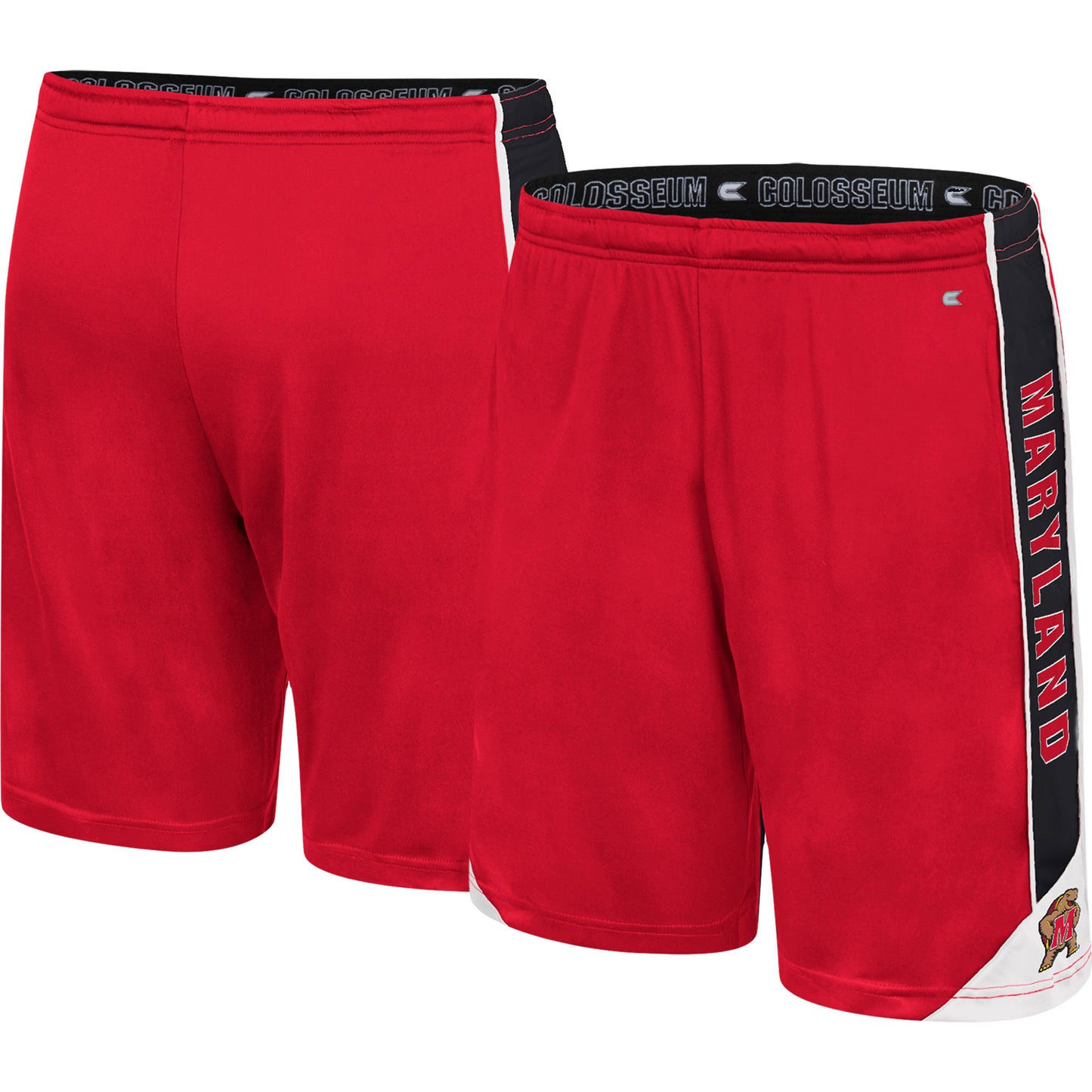 Men's Colosseum Red Maryland Terrapins Haller Shorts