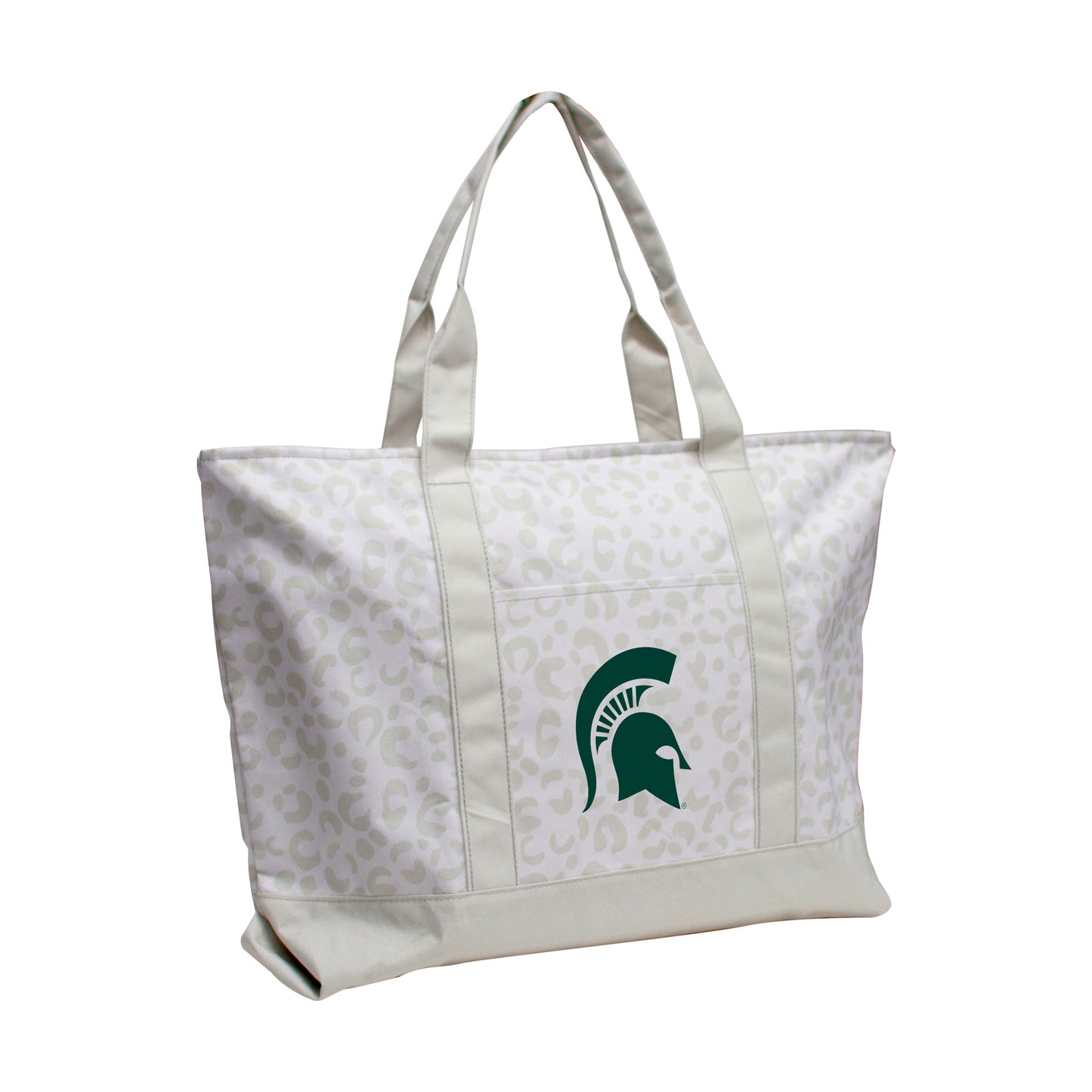Michigan State Spartans Leopard Pattern Tote
