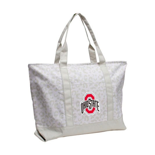 Ohio State Buckeyes Leopard Pattern Tote