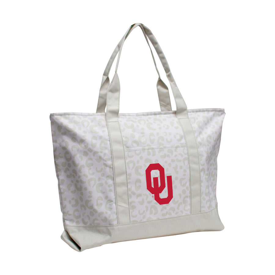Oklahoma Sooners Leopard Pattern Tote