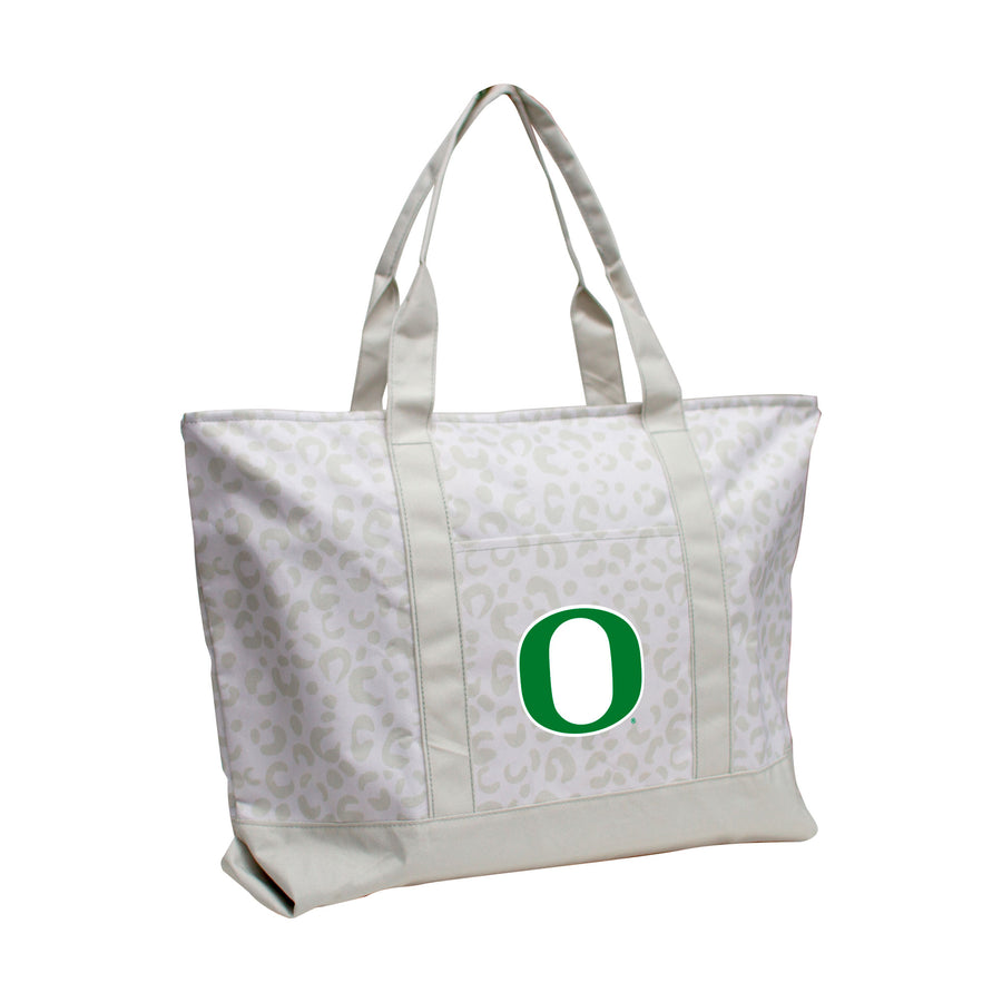 Oregon Ducks Leopard Pattern Tote