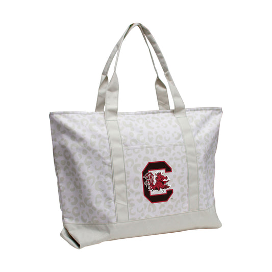 South Carolina Gamecocks Leopard Pattern Tote