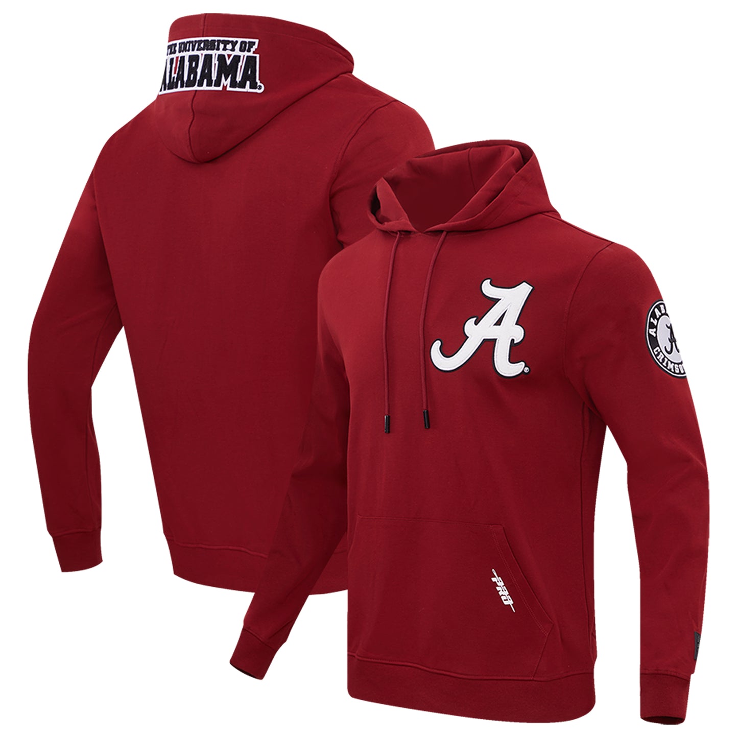 Men's Pro Standard Crimson Alabama Crimson Tide Classic Pullover Hoodie