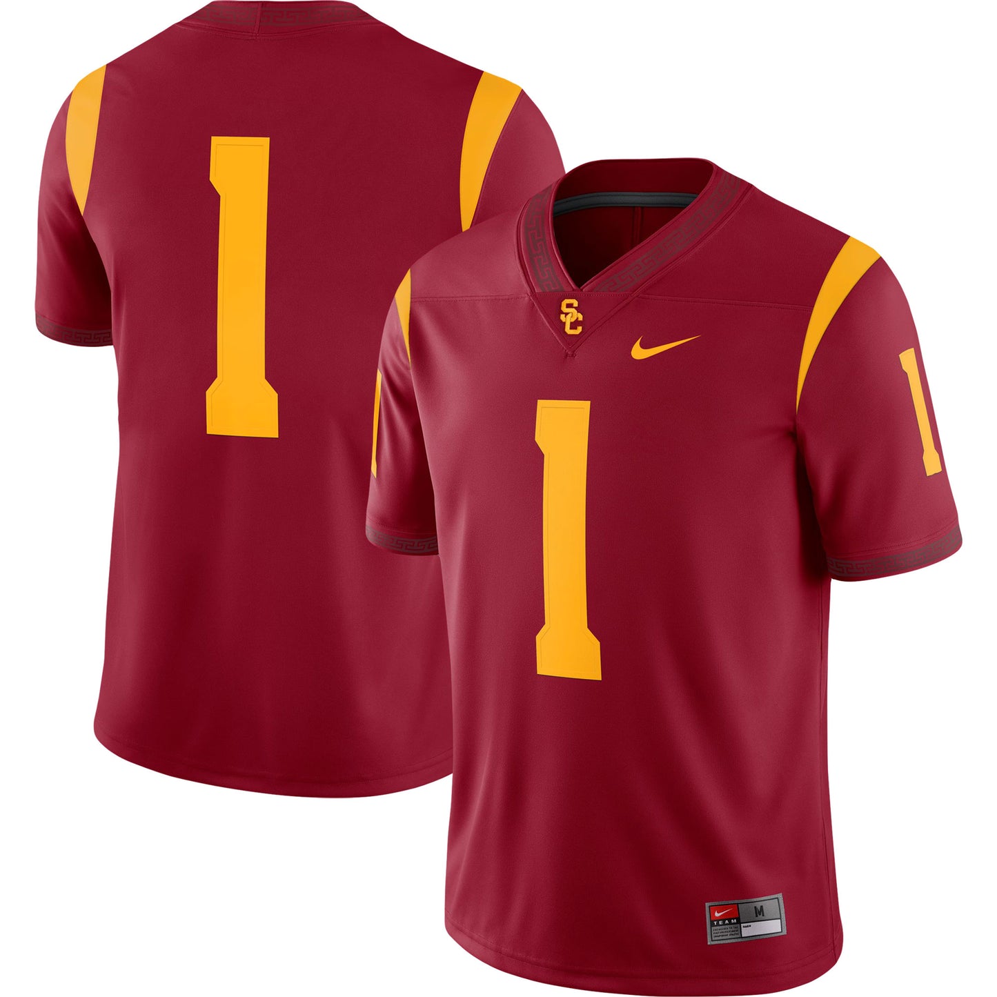 Women's Nike #1 Cardinal USC Trojans Performance Game Jersey