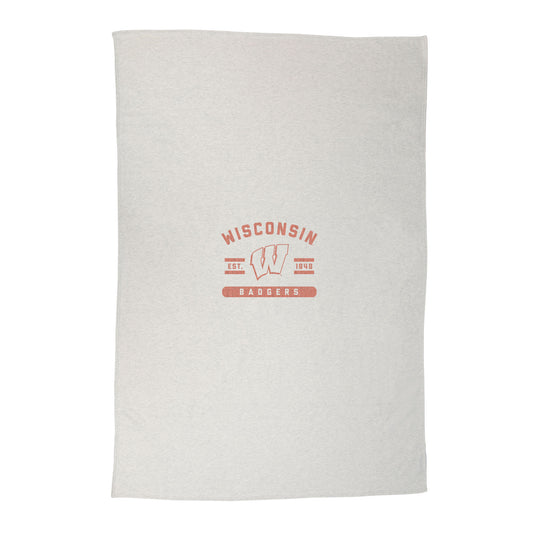 Wisconsin Badgers 54'' x 84'' Sweatshirt Blanket