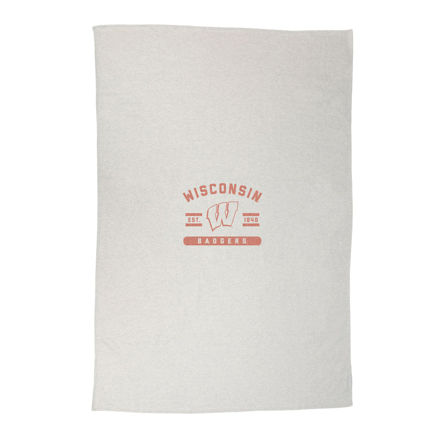 Wisconsin Badgers 54'' x 84'' Sweatshirt Blanket