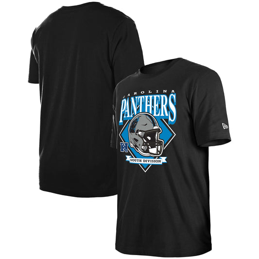 Men's New Era Black Carolina Panthers Team Logo T-Shirt