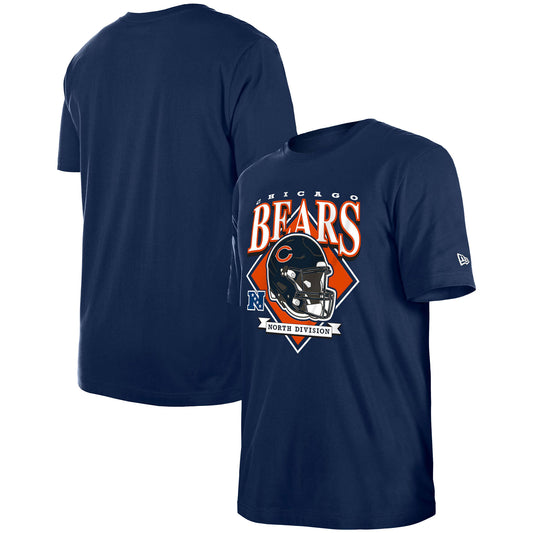 Men's New Era Navy Chicago Bears Team Logo T-Shirt