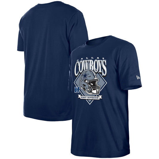 Men's New Era Navy Dallas Cowboys Team Logo T-Shirt