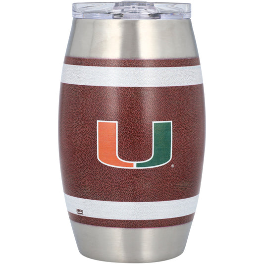 Miami Hurricanes 15oz. Football Tumbler