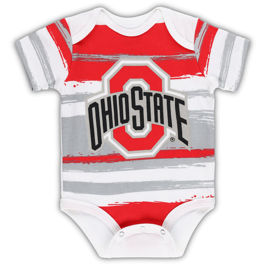 Newborn & Infant White Ohio State Buckeyes Team Favorite Bodysuit