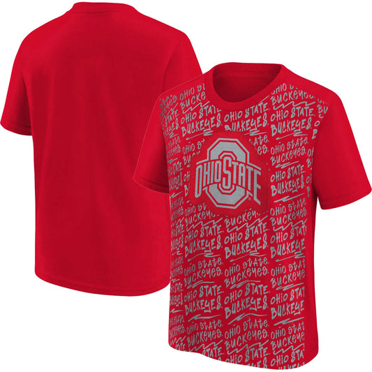 Youth Scarlet Ohio State Buckeyes Exemplary T-Shirt