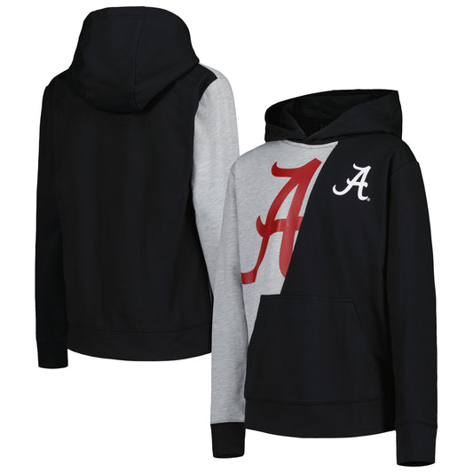 Men's Heather Gray/Black Alabama Crimson Tide Unrivaled Pullover Hoodie