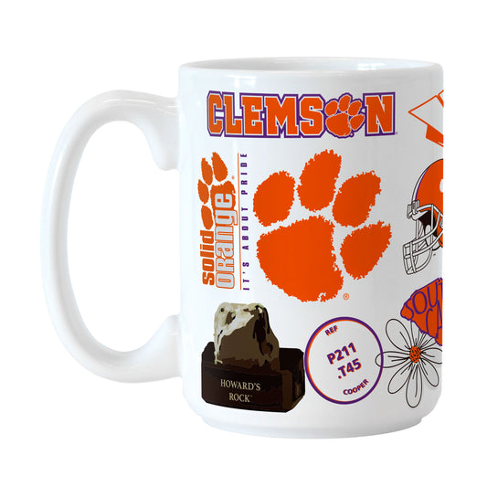 Clemson Tigers 15oz. Native Ceramic Mug