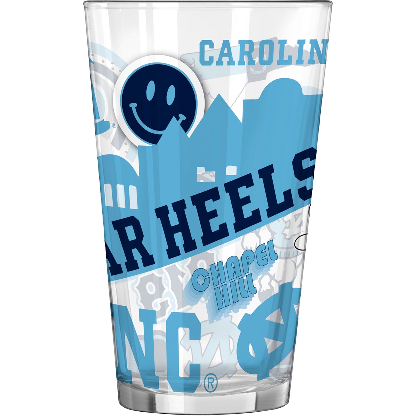 North Carolina Tar Heels 16oz. Native Pint Glass