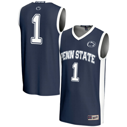 Youth GameDay Greats Navy #1 Penn State Nittany Lions Lightweight Basketball Jersey