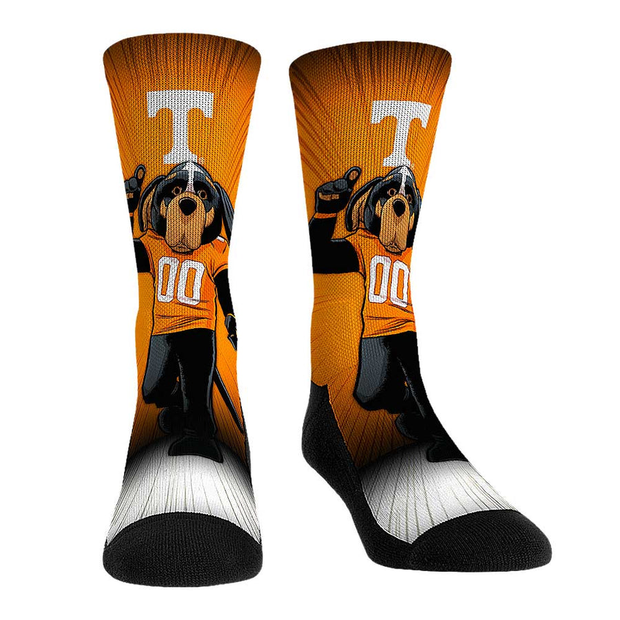 Rock Em Socks Tennessee Volunteers Mascot Pump Up Crew Socks