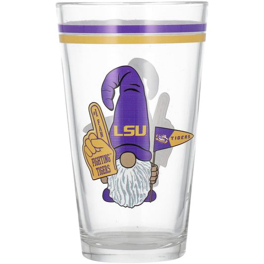 LSU Tigers 16oz. Gnome Pint Glass