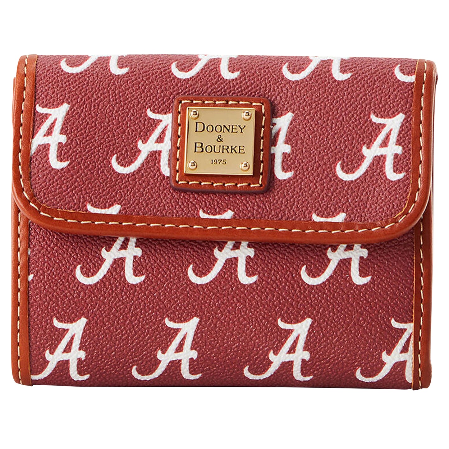 Dooney & Bourke Alabama Crimson Tide Flap Credit Card Wallet