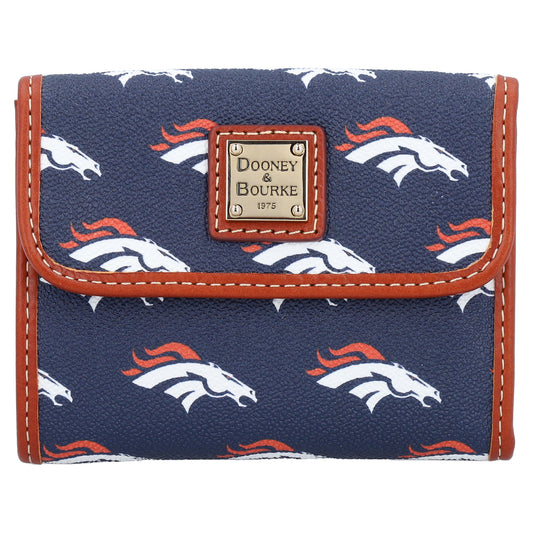 Dooney & Bourke Denver Broncos Flap Credit Card Wallet