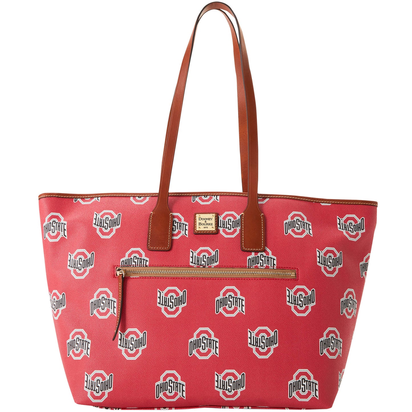 Dooney & Bourke Ohio State Buckeyes Sporty Monogram Large Zip Tote Bag