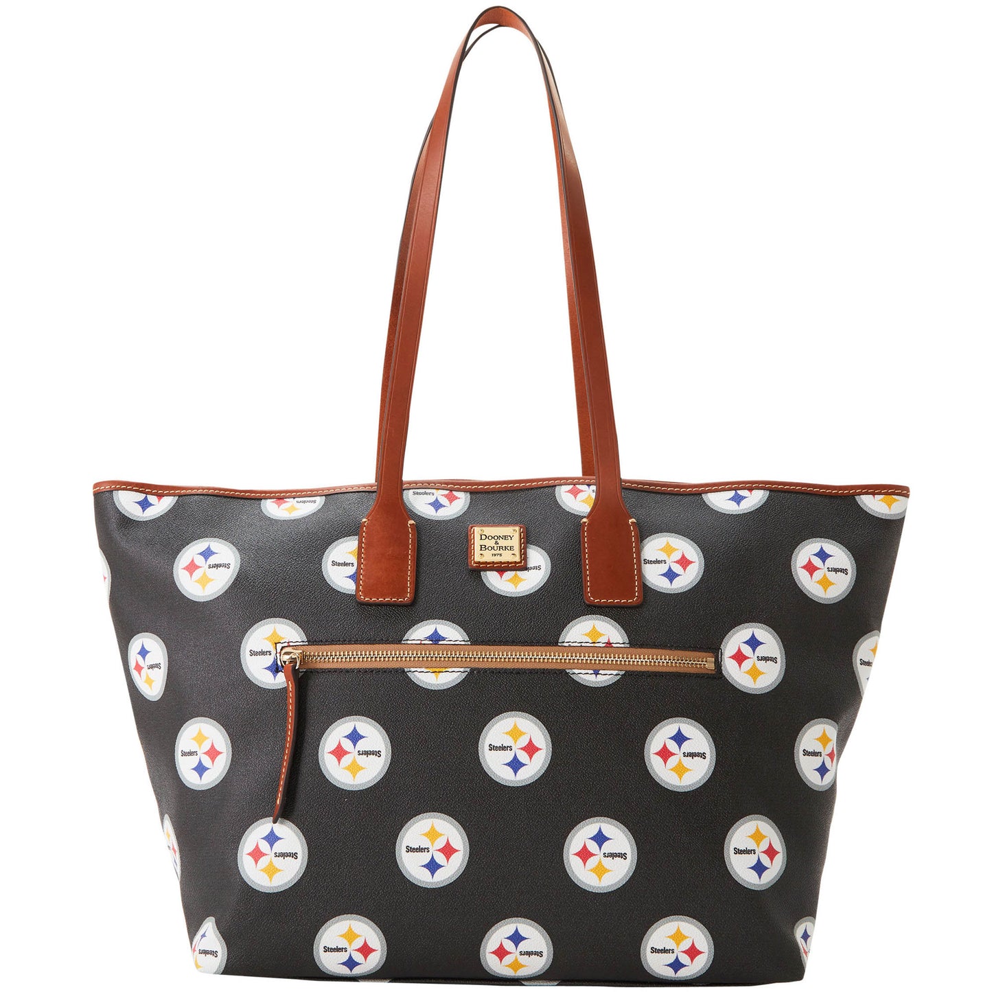 Dooney & Bourke Pittsburgh Steelers Sporty Monogram Large Zip Tote Bag