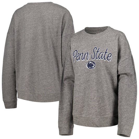 Women's Heather Gray Penn State Nittany Lions Cultivate Long Sleeve T-Shirt